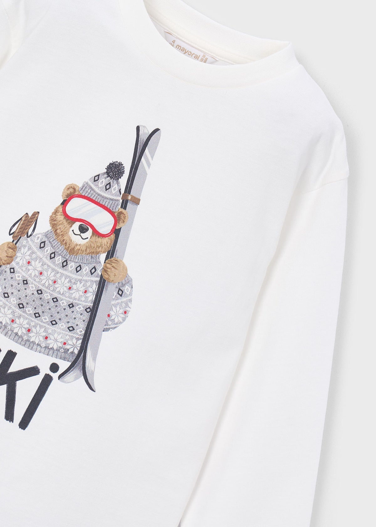 Boy Ski Bear T-Shirt