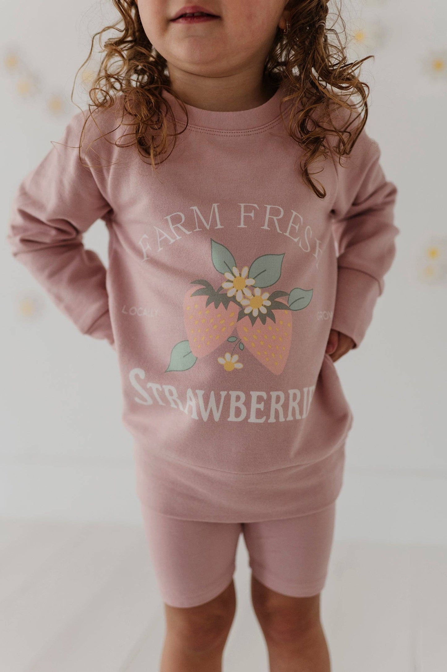 Farm Fresh Strawberries Raglan Sweatshirt