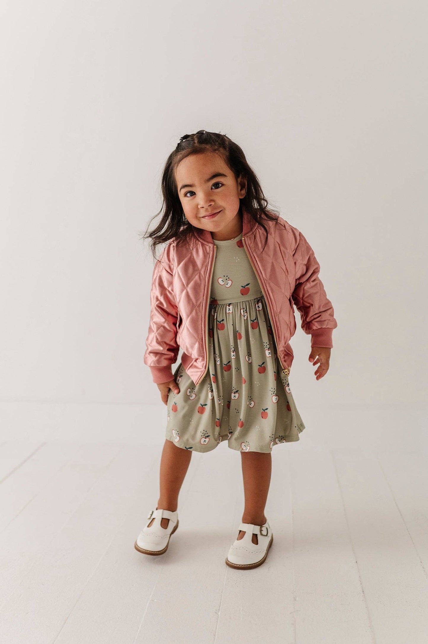 Rose Sparkles Bomber Jacket