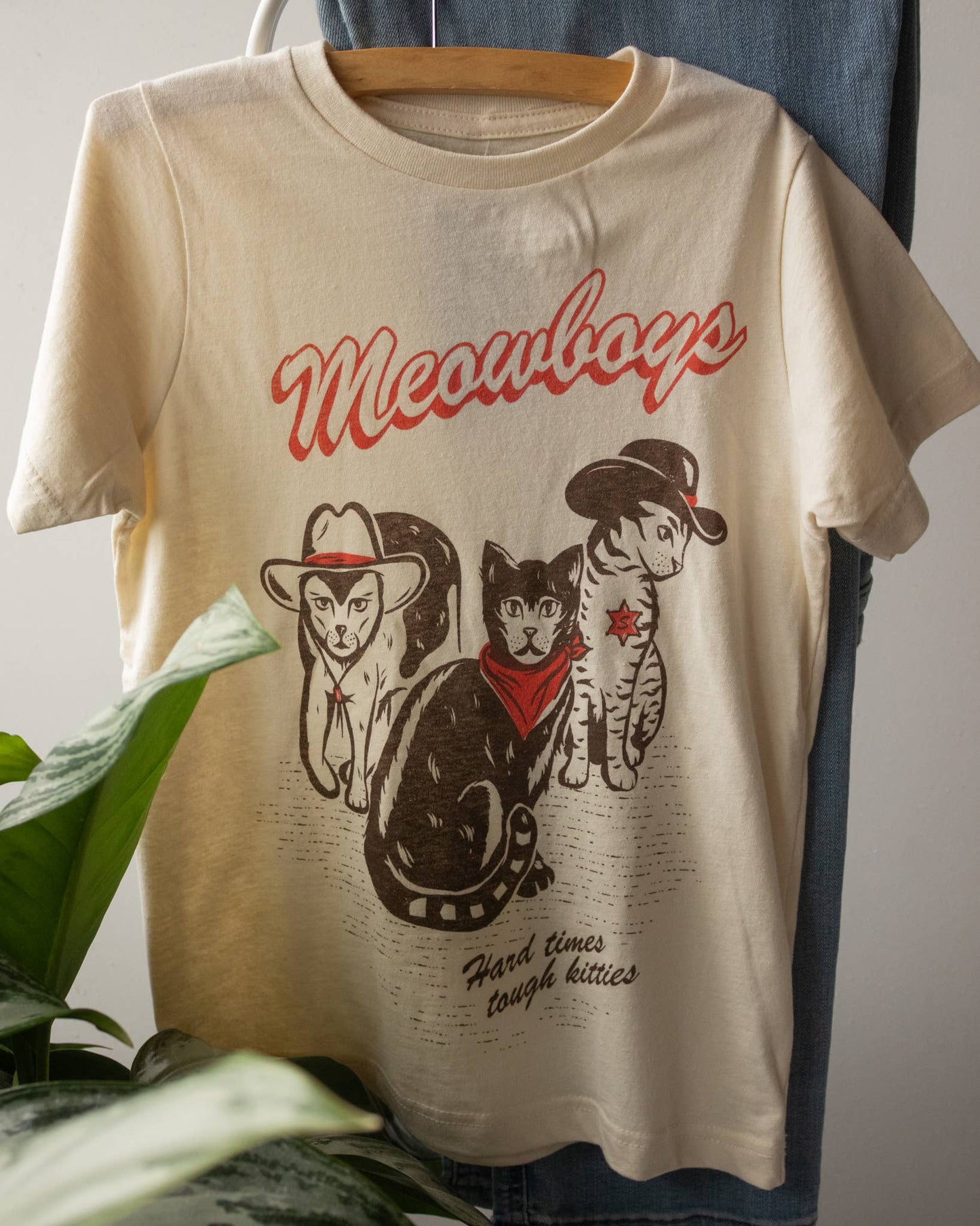 Meowboys Western Kids Tee