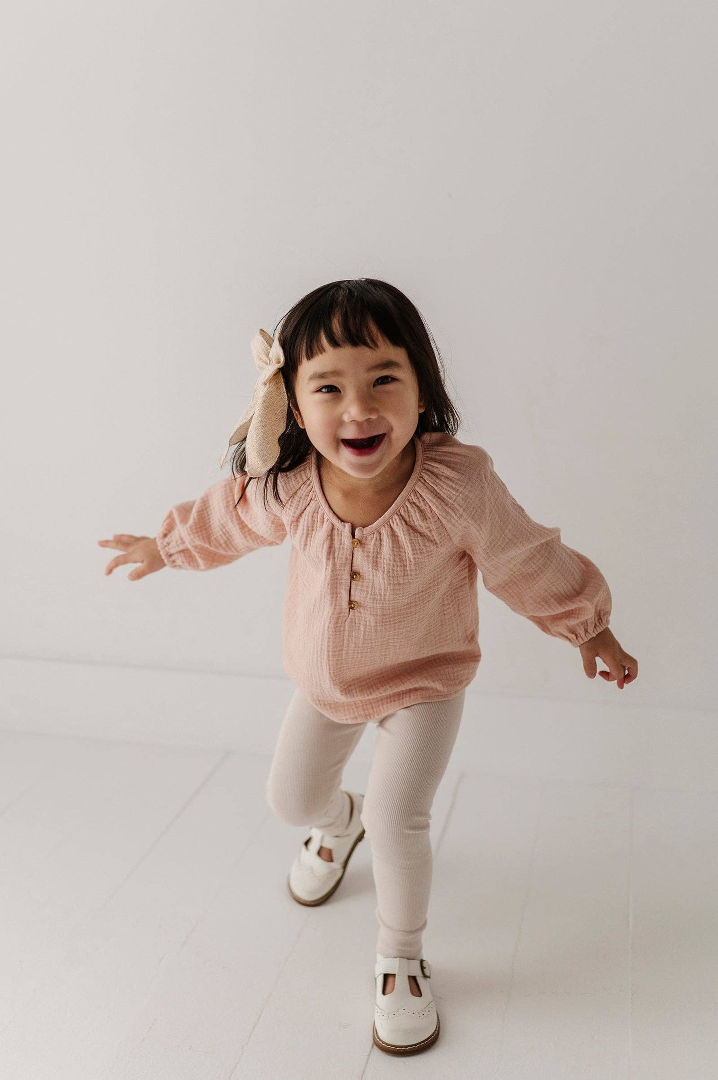 Blush Cotton Gauze Blouse