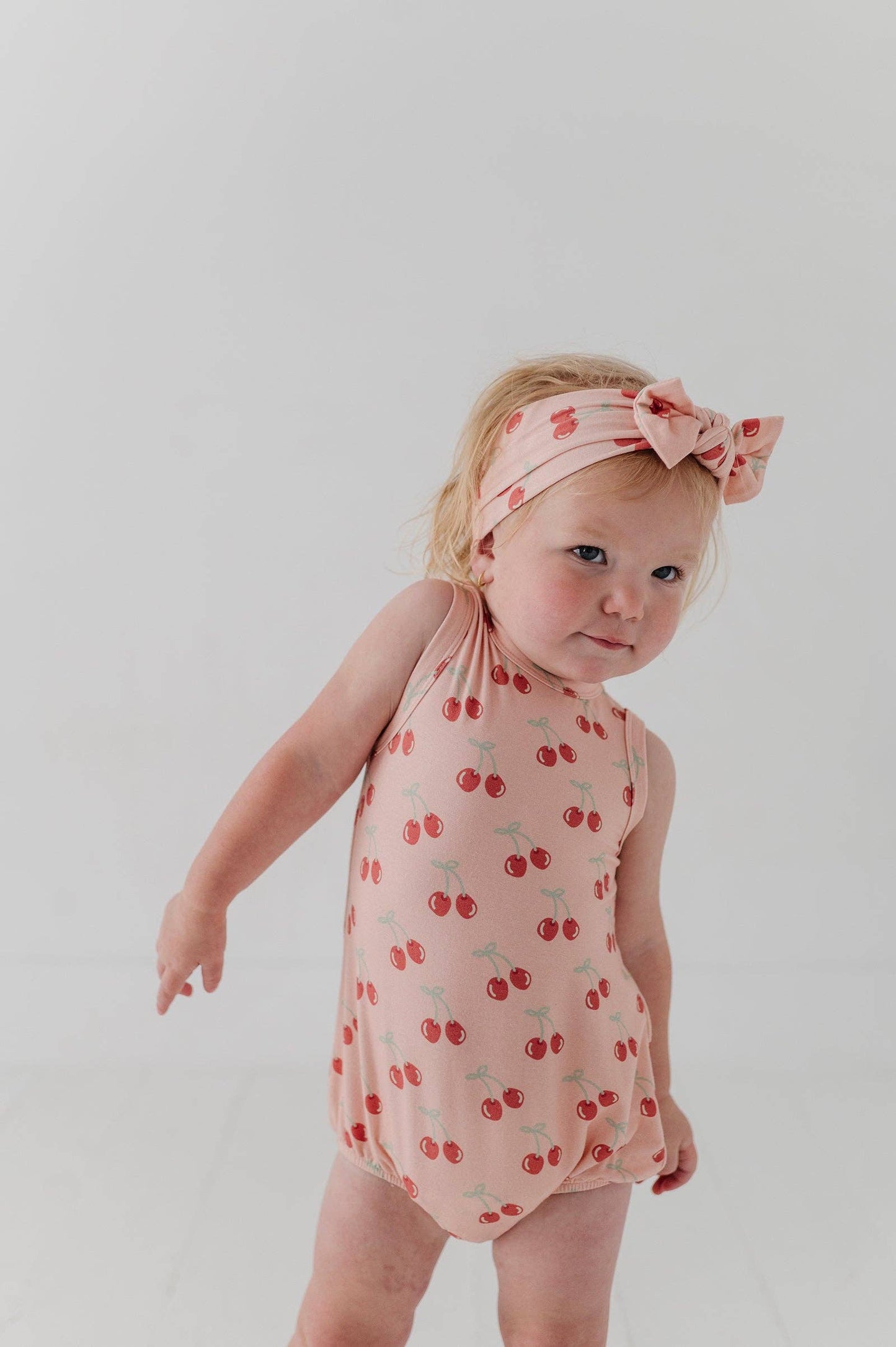 Cherries Bamboo Bubble Romper