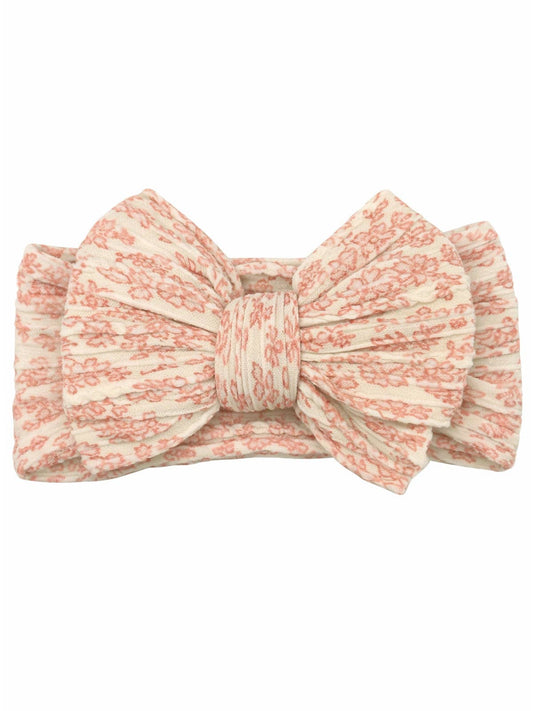 Cable Bow - Coral Vine