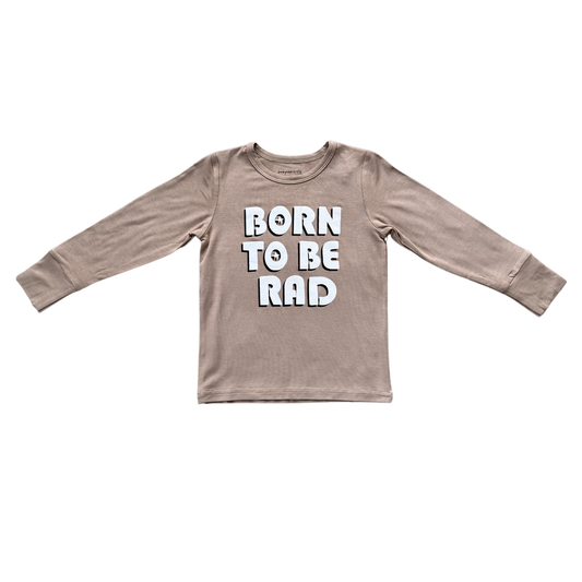 Long Sleeve Bamboo Tee - Born To Be Rad