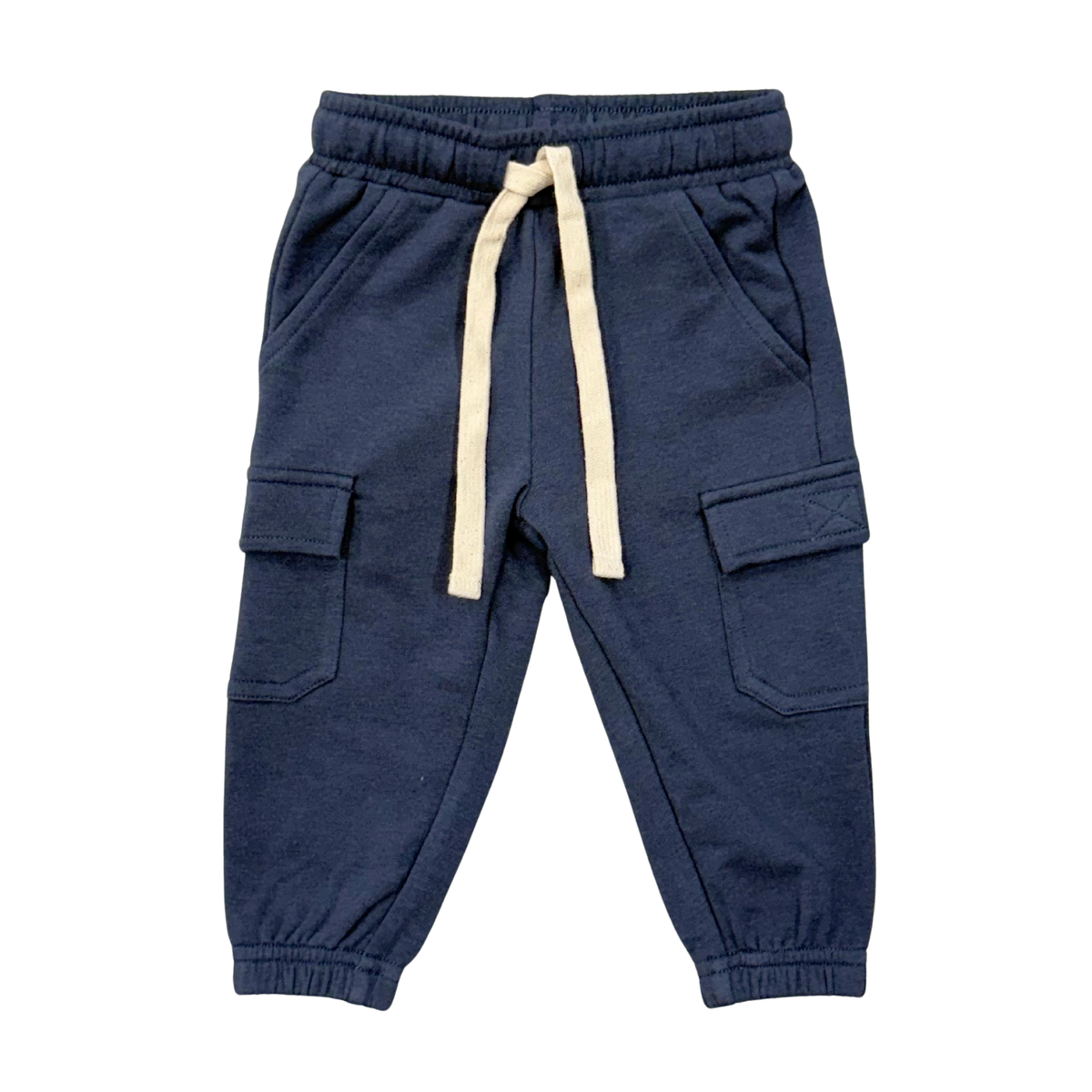 Nightfall Blue Bamboo Cargo Pants