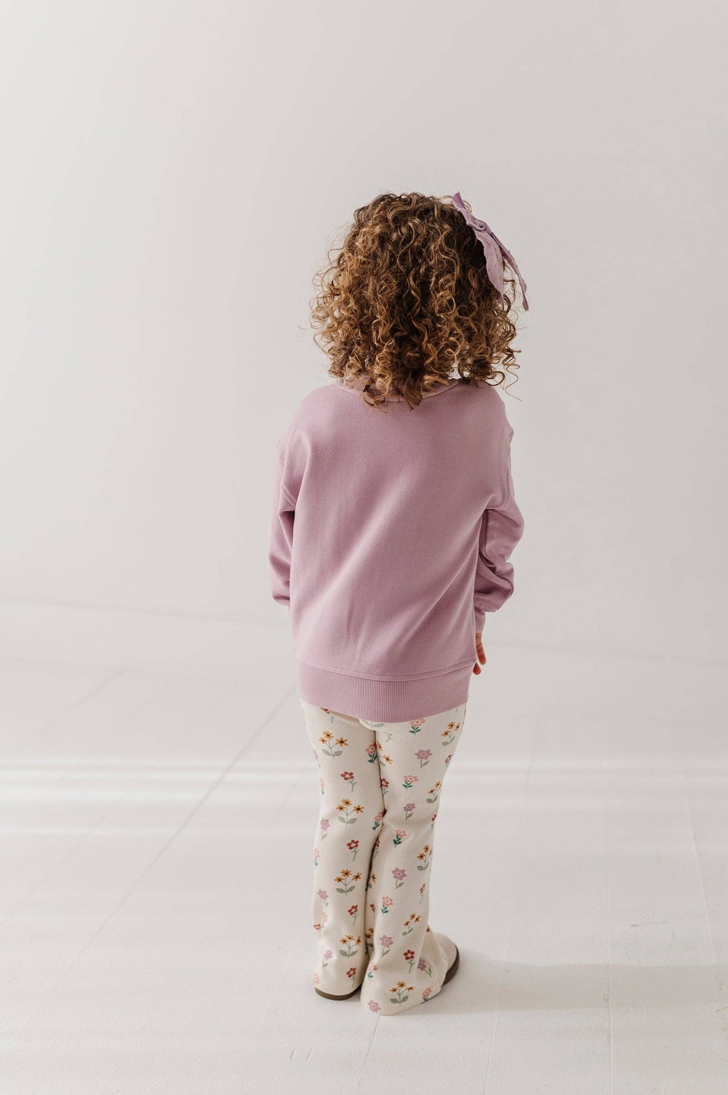 Meadow Bloom Rib Flare Pants