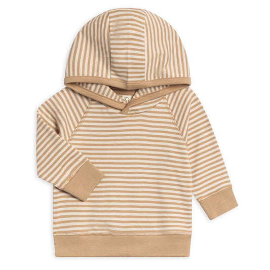 Madison Hooded Pullover - Clay Stripe