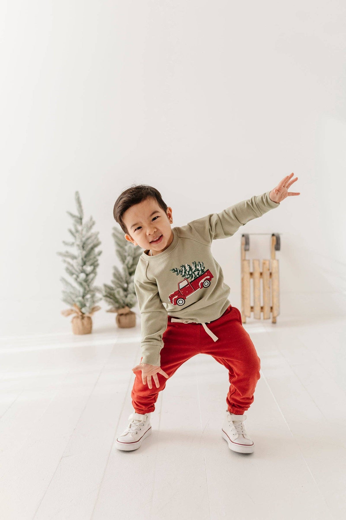 Berry Red Bamboo Joggers