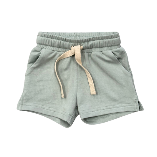 Aqua Grey Girl's Shorts