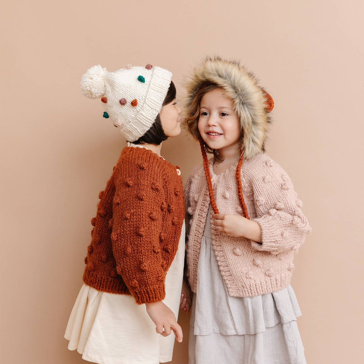 Organic Lennon Lion Baby Bonnet