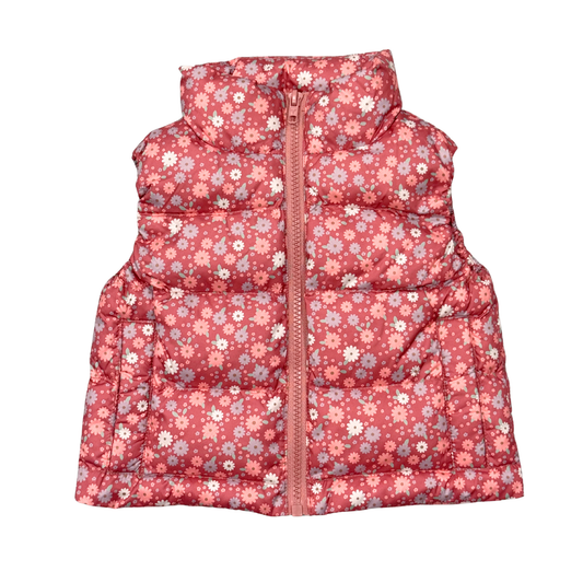 Tiny Petals Puffer Vest