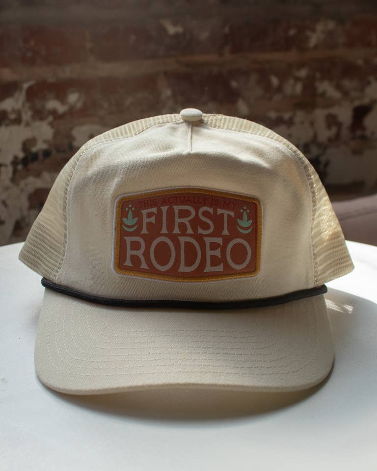 Actually My First Rodeo Kids Trucker Hat