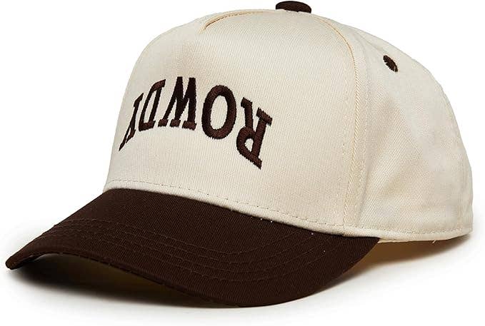 Rowdy Upside Down 2-Tone Cap - Brown/Beige