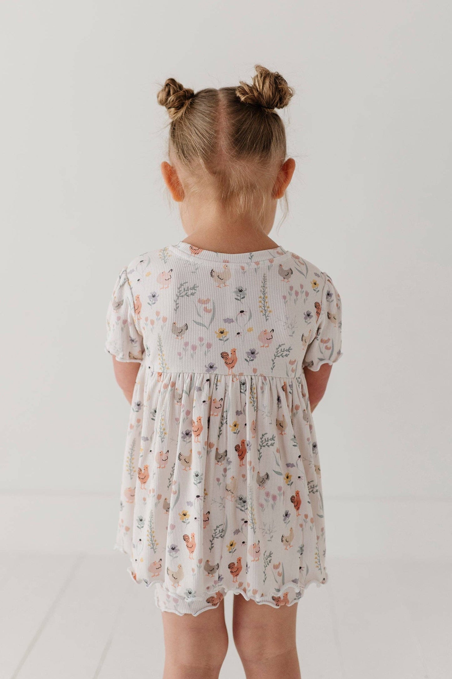 Floral Chickens Babydoll Set