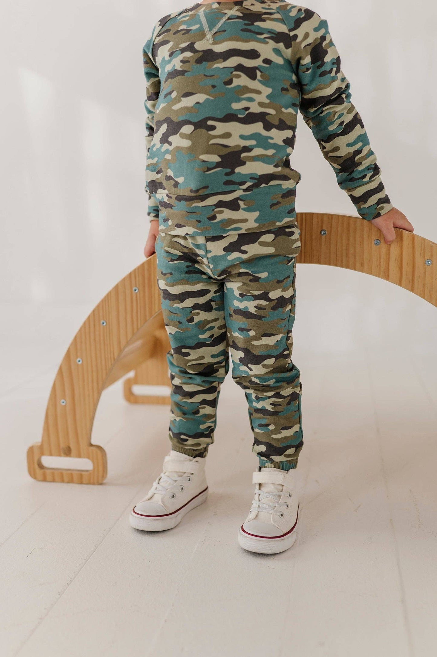 Camouflage Bamboo Cotton Joggers