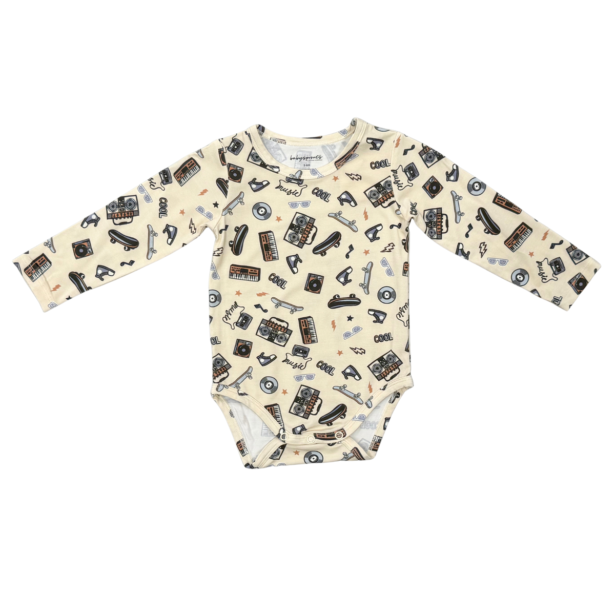 Retro Skater Long Sleeve Bodysuit