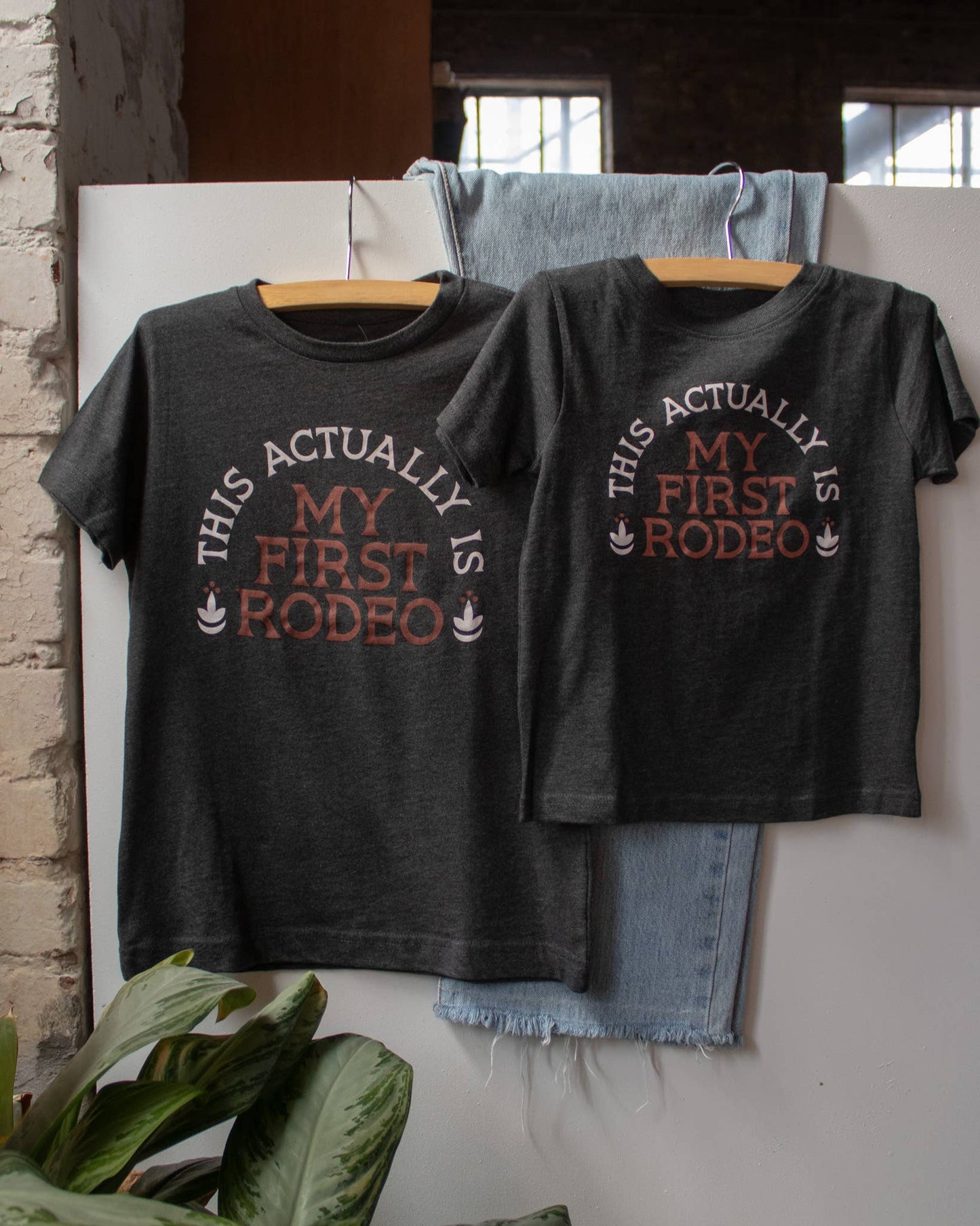 Actually My First Rodeo Western Kids Tee