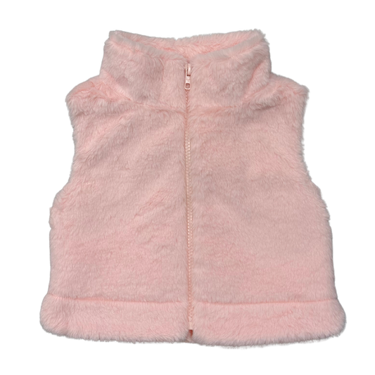 Light Pink Faux Fur Vest