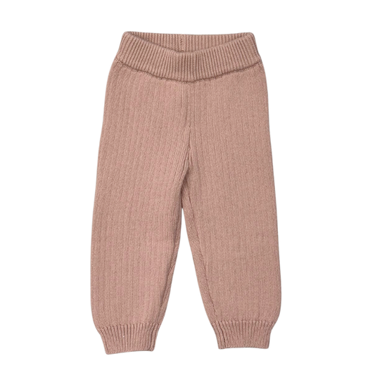 Rose Knit Cotton Leggings