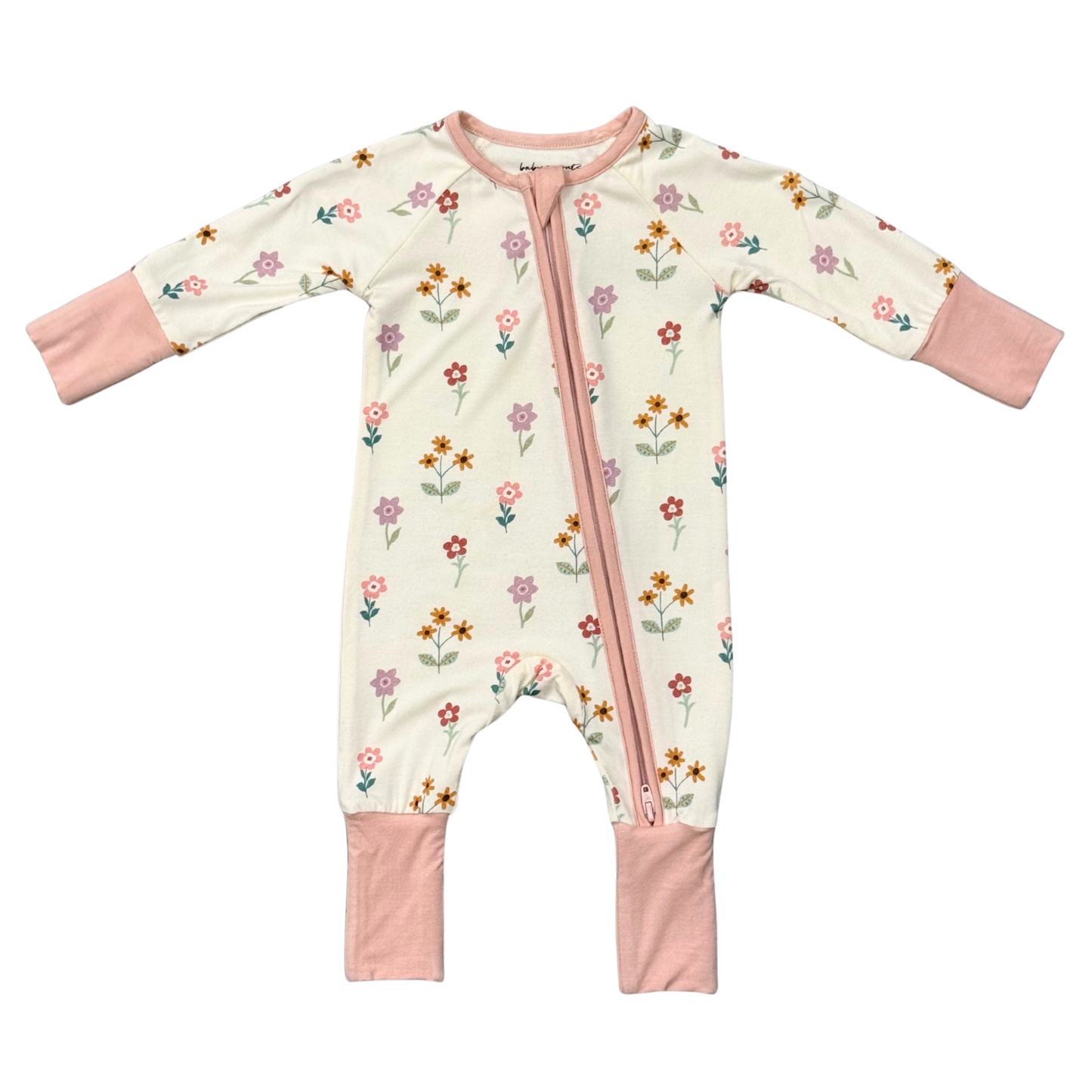 Meadow Bloom Long Sleeve Zip Romper