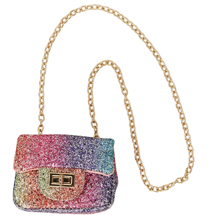 Ombre glitter purse