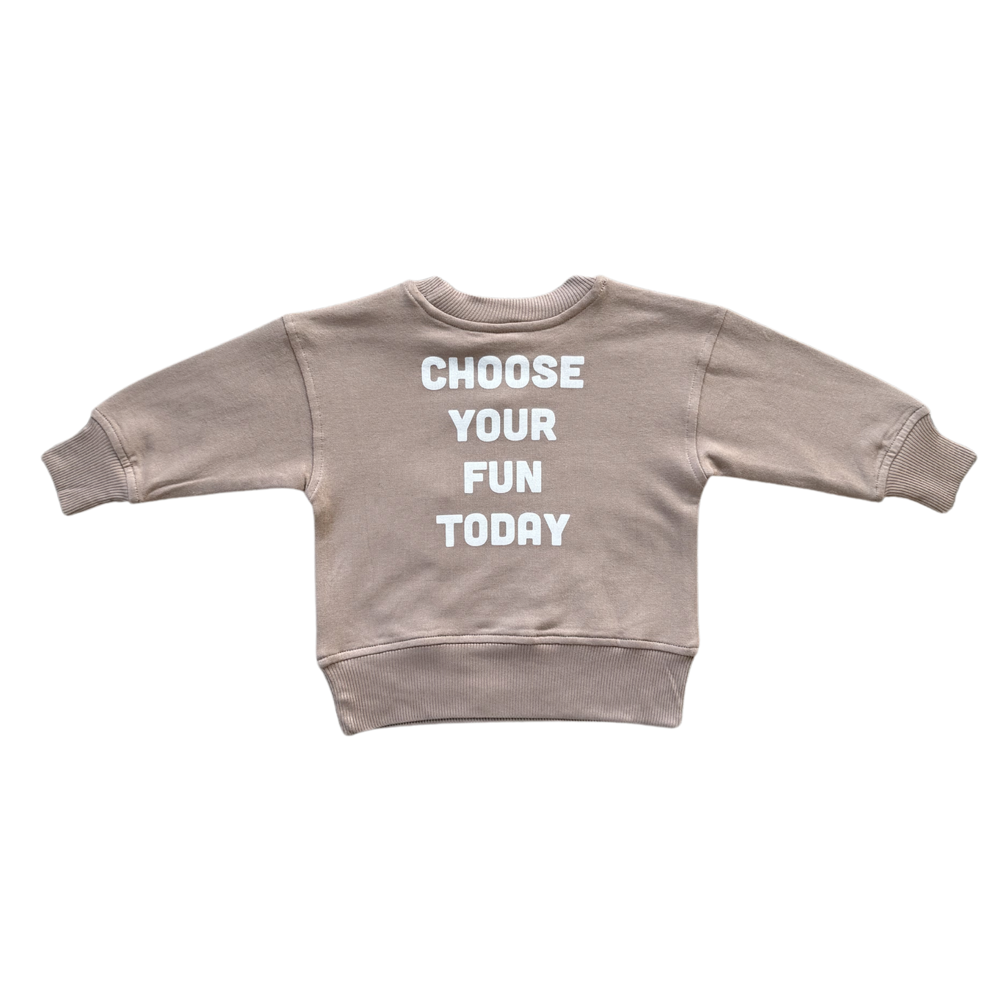 Bamboo Boxy Sweatshirt - Choose Your Fun