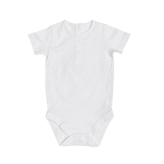 Basic Short Sleeve Baby Bodysuit Onesie  (Organic Cotton)