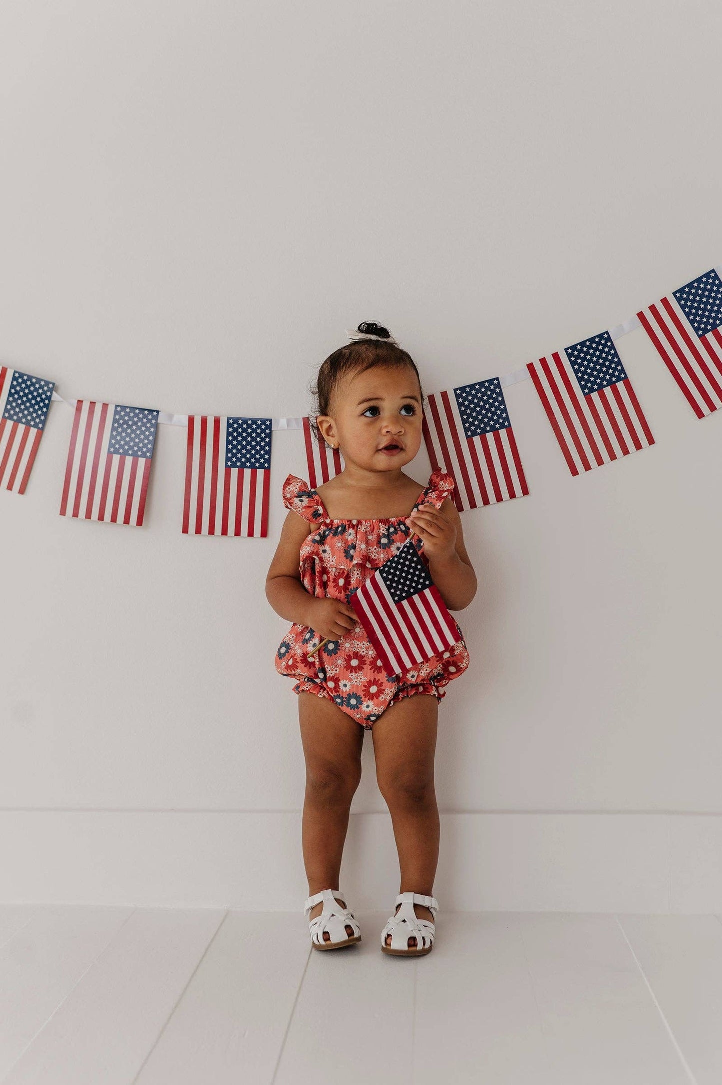Zoey Daisy Gauze Bubble Romper