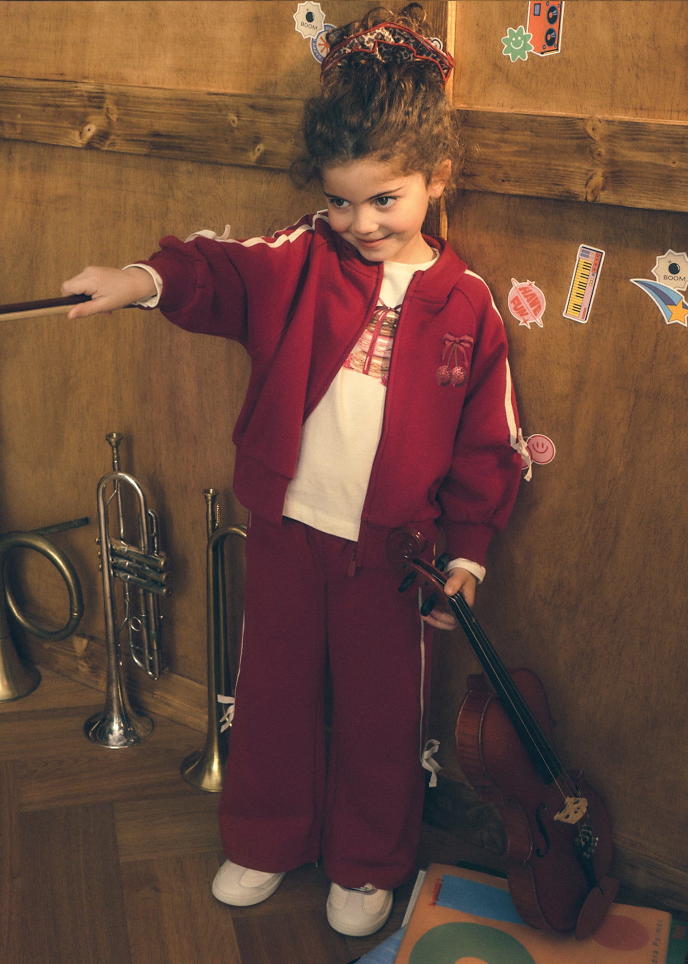 Girl Bow Tracksuit