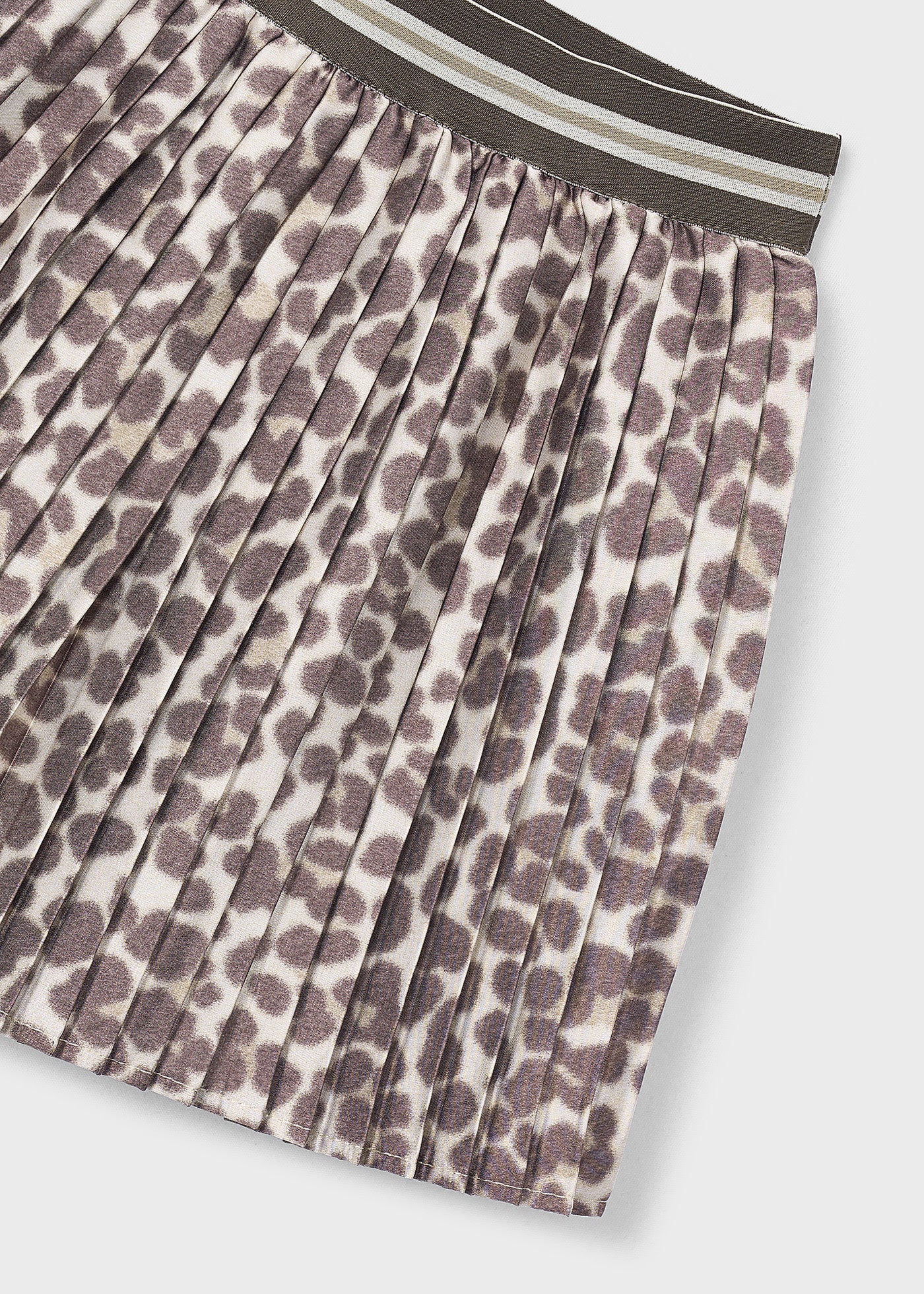 Girl Printed Pleated Skirt