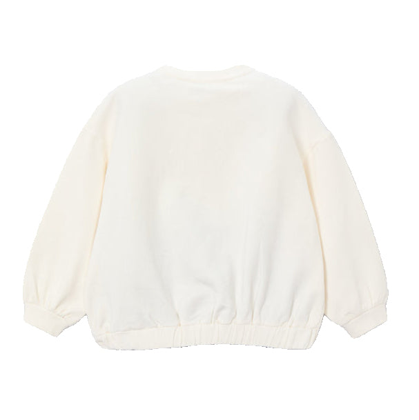 Black Bow Printed Sweatshirt
