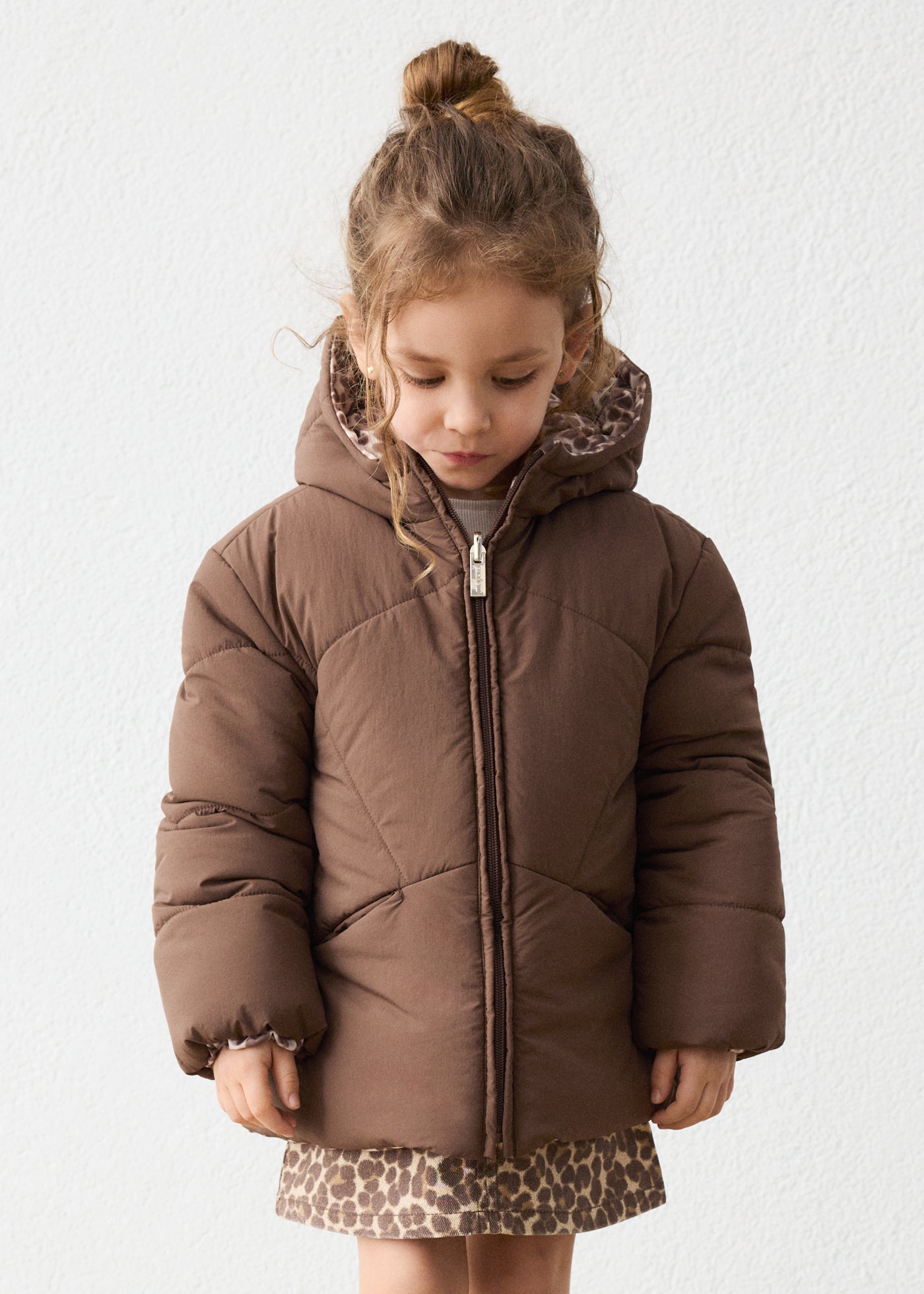 Girl Reversible Puffer Jacket