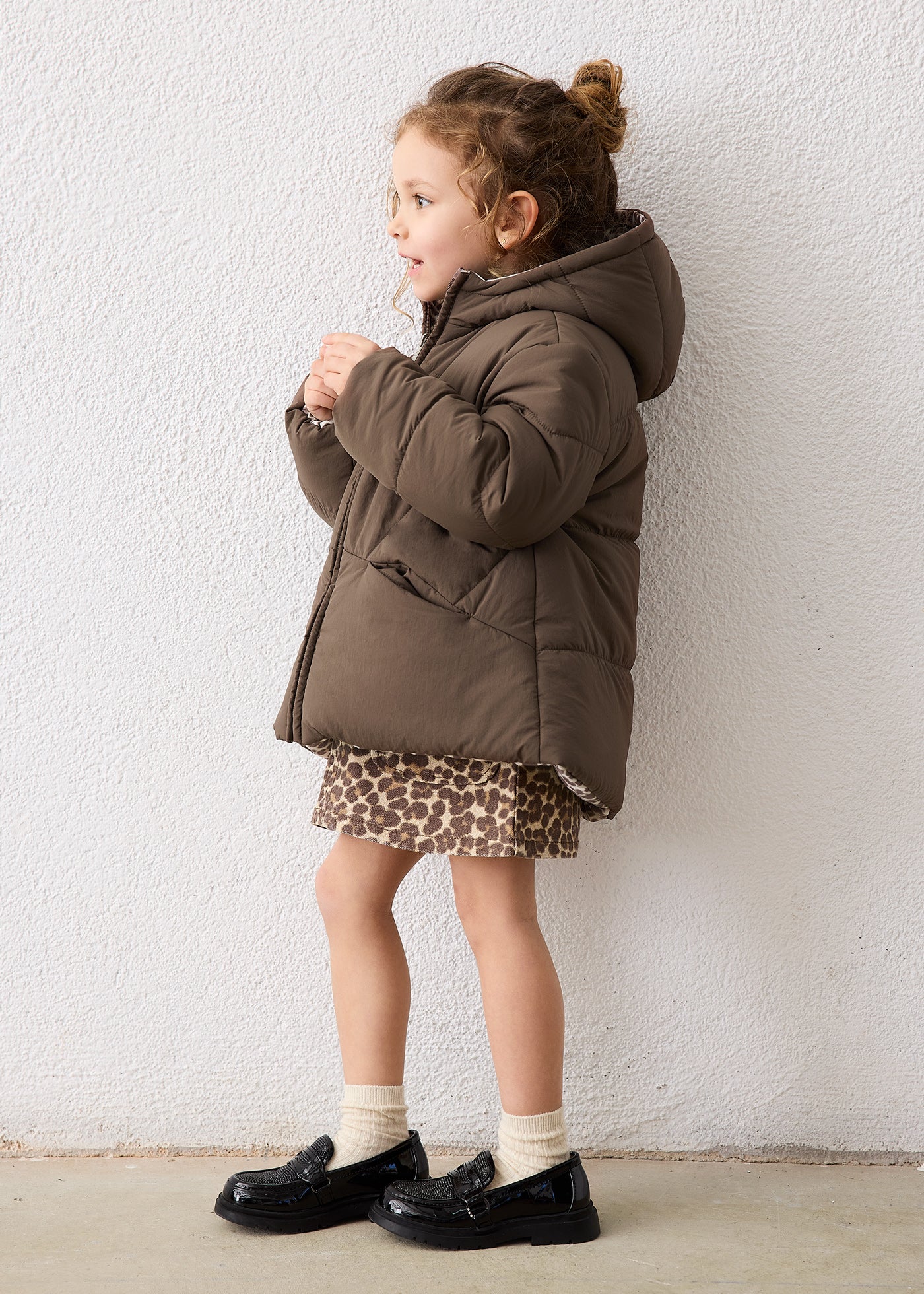 Girl Reversible Puffer Jacket