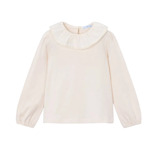Girl Ruffle Collar Blouse