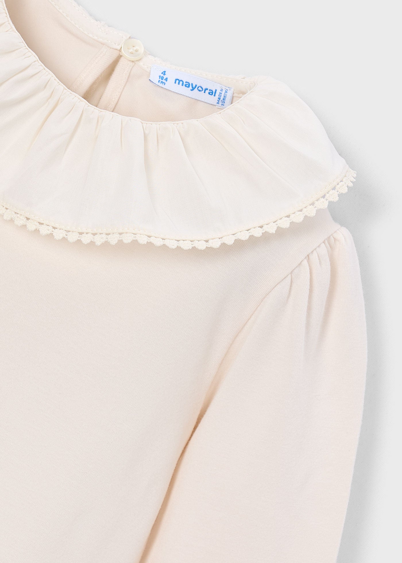 Girl Ruffle Collar Blouse