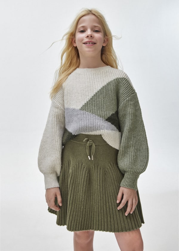 Knit skirt: Moss Vig