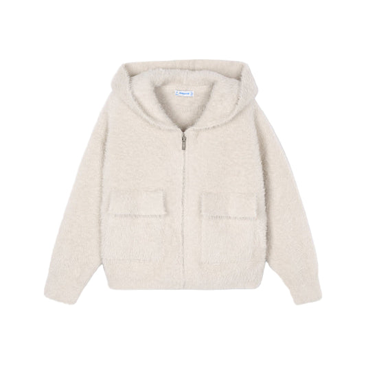 Almond Furry knit sweater