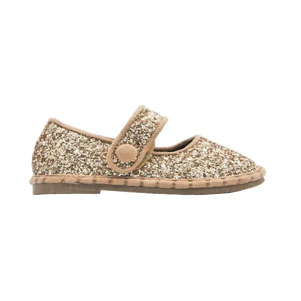 Gold Glitter Mary Jane