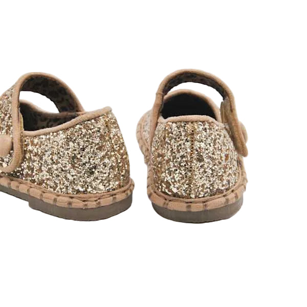 Gold Glitter Mary Jane
