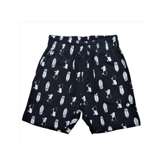 Surf Skate Printed Short: Navy