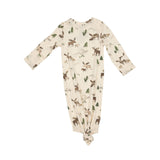 Moose Family Knotted Gown: Mocha