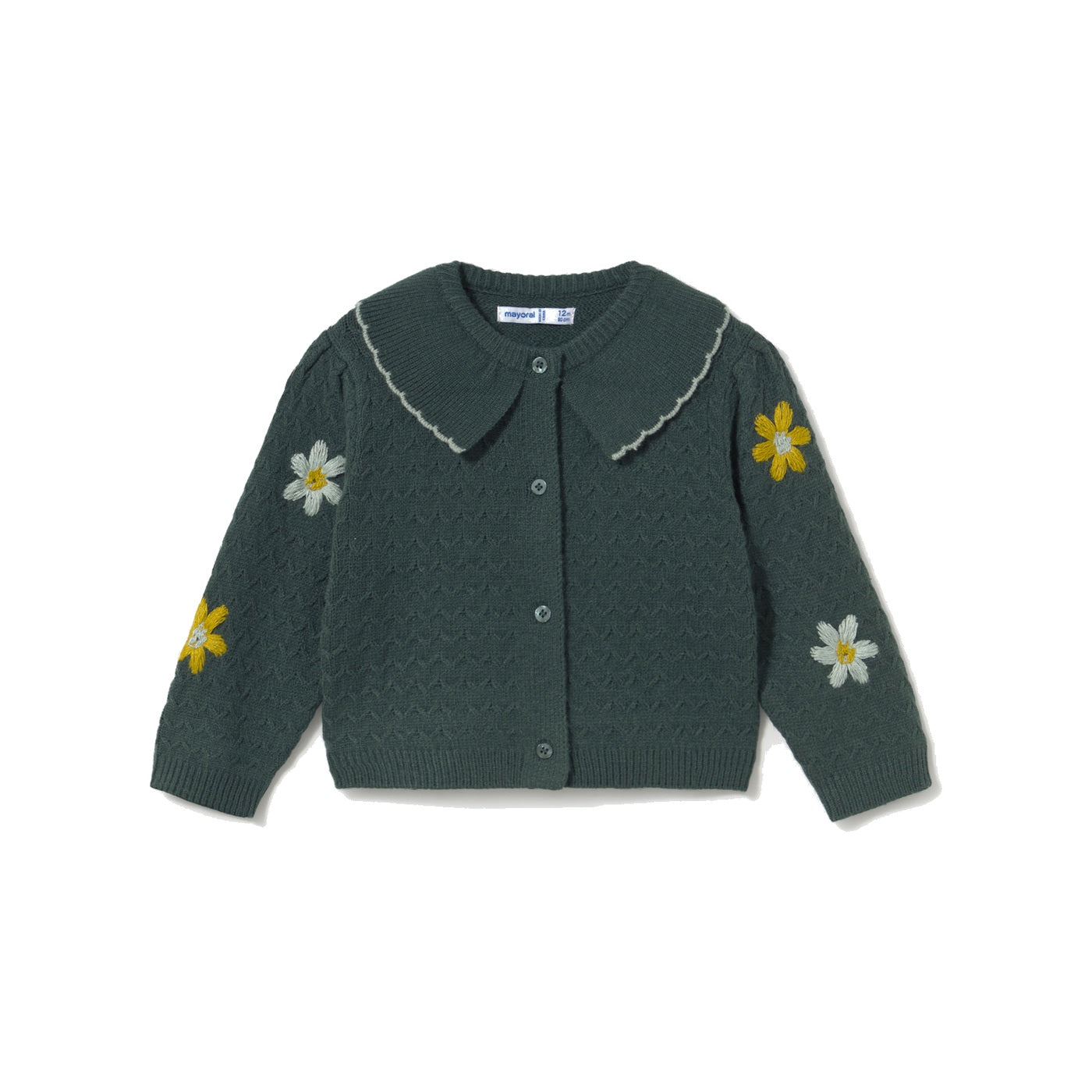 Baby Floral Knit Cardigan