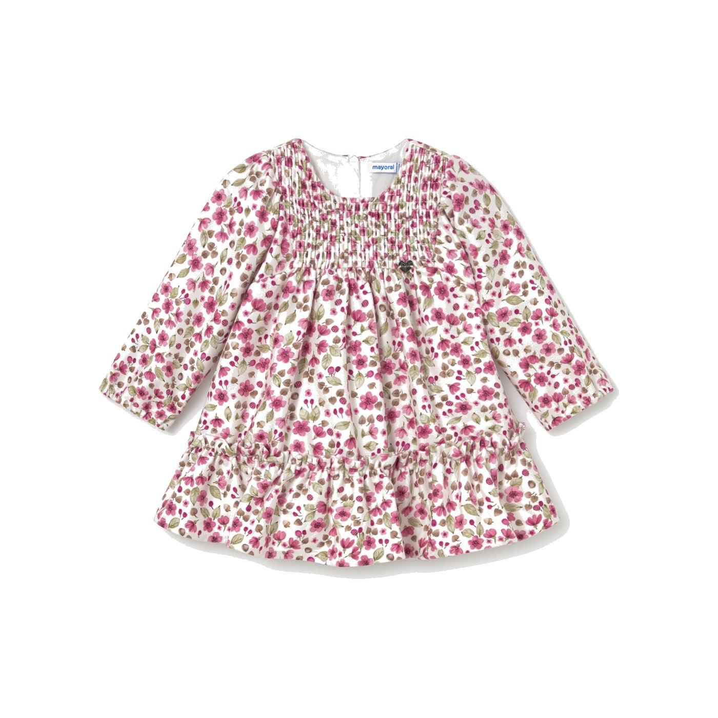 Baby Printed Velvet Dress