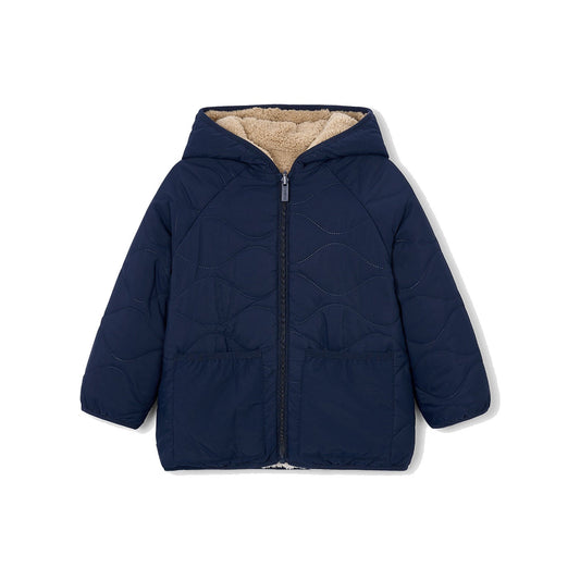 Boy Reversible Sherpa Puffer Jacket