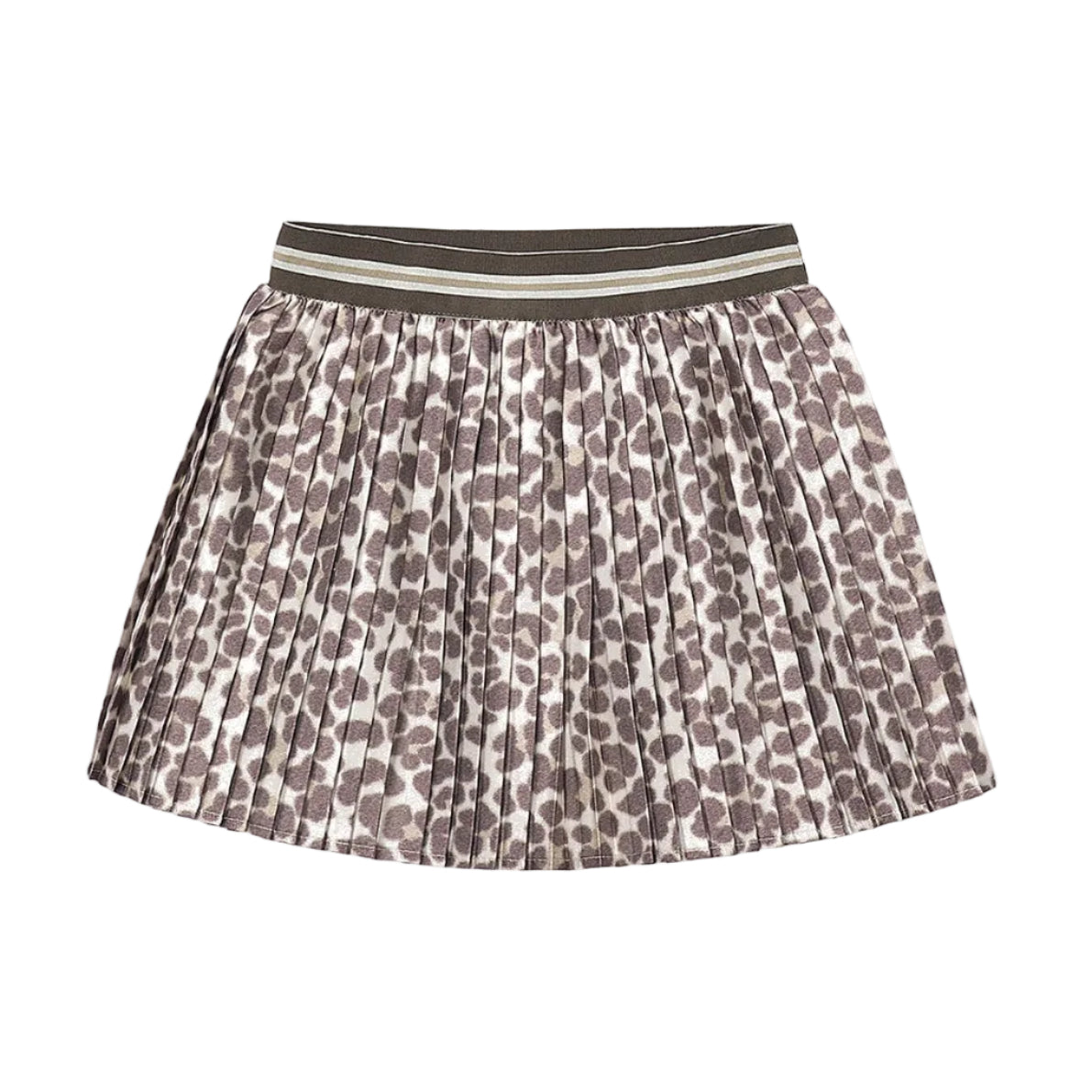 Girl Printed Pleated Skirt