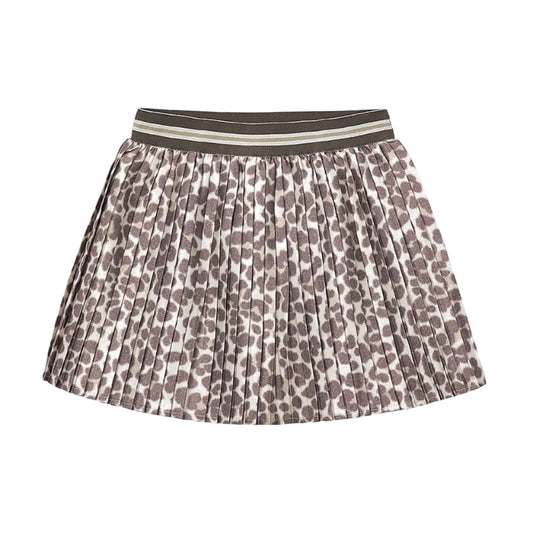 Girl Printed Pleated Skirt