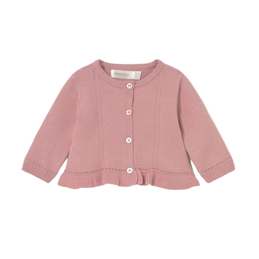 Petal Pink Knit Cardigan