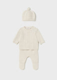 H. Milk Leg warmer & hat set