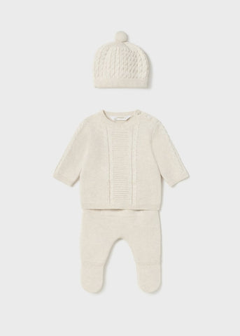 H. Milk Leg warmer & hat set