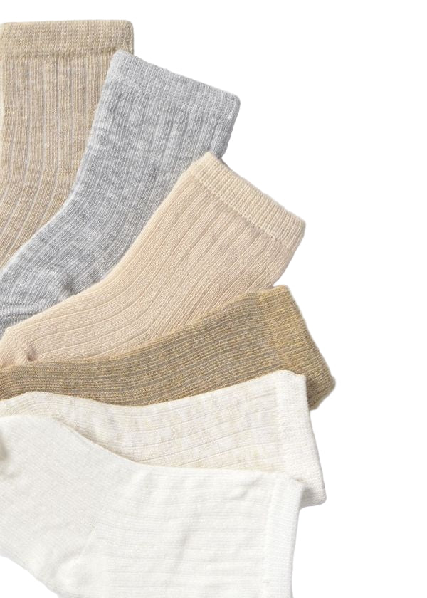 Newborn 6-Pack Socks Neutrals